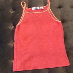 Pink sweater tank